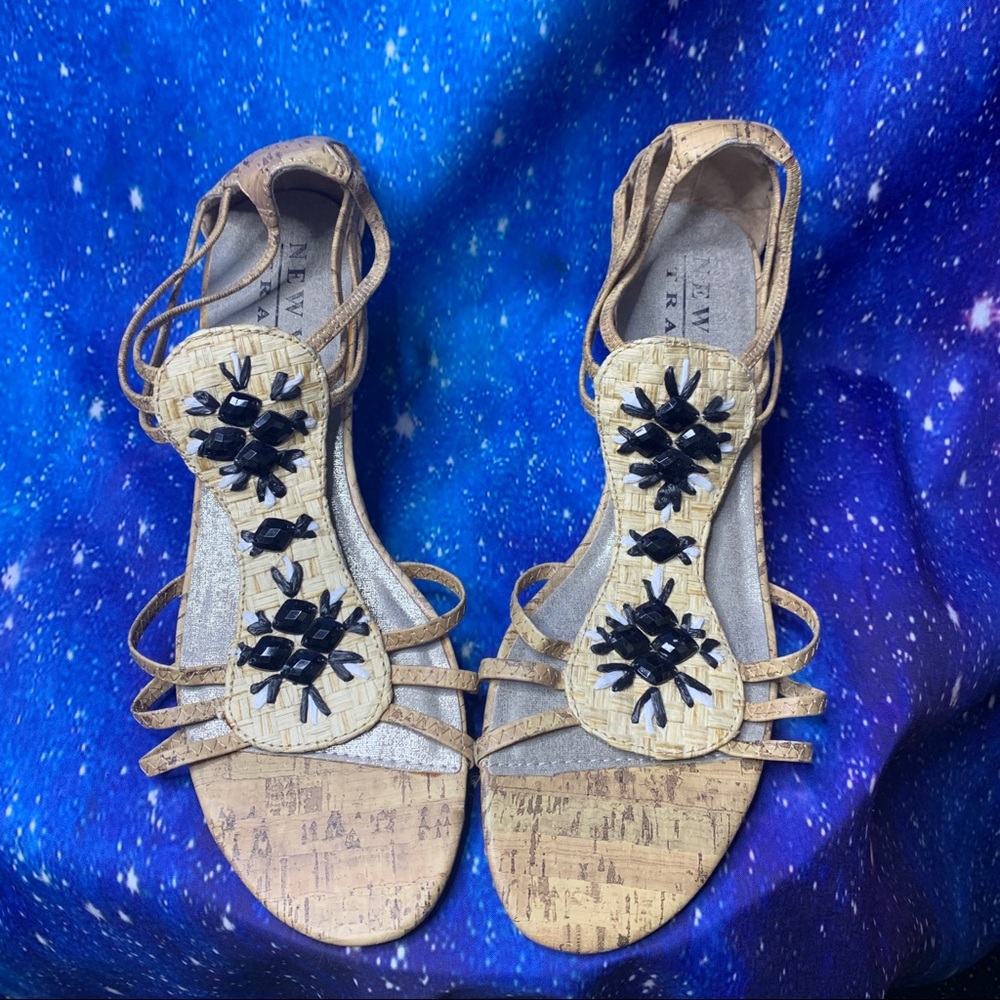 New York Transit- Wedge Sandals size 11